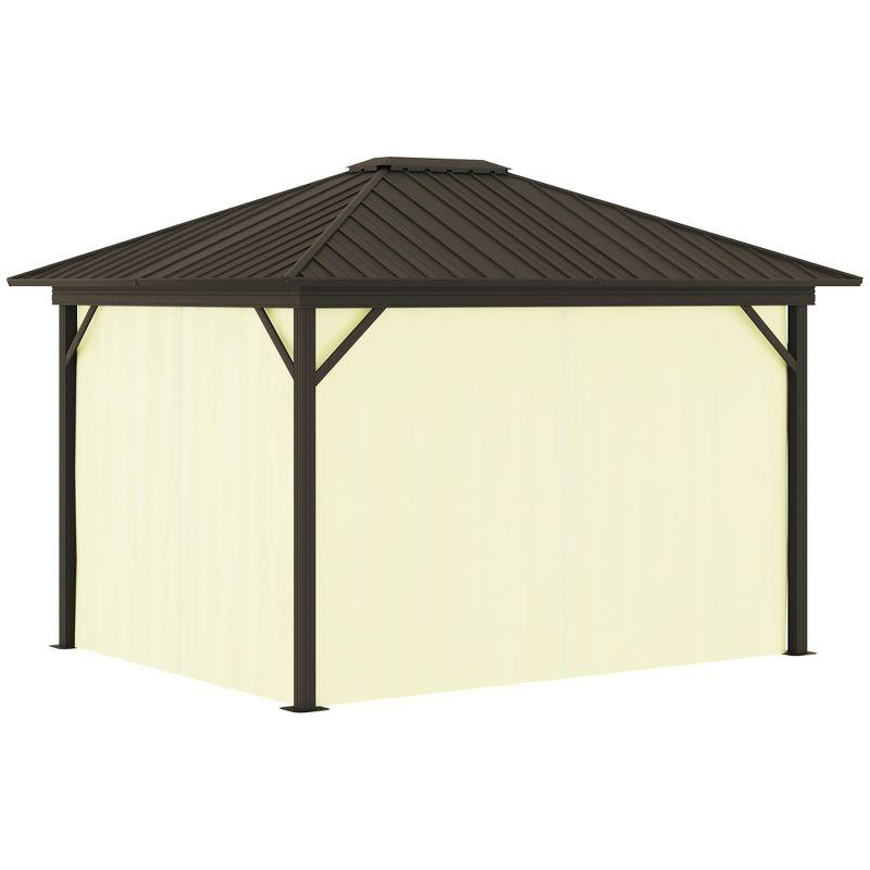 11.9 Ft. W x 9.8 Ft. D Metal Patio Gazebo