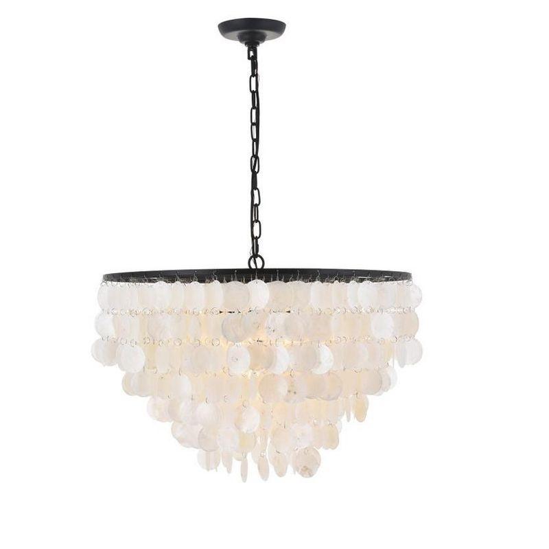 Elegant Lighting Selene 6 light Black Pendant