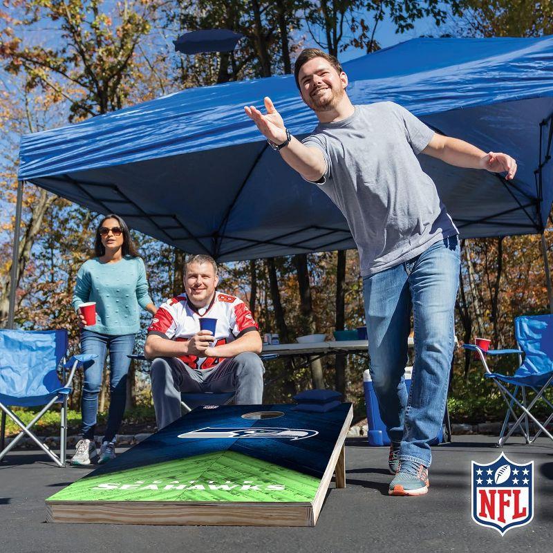 NFL Seattle Seahawks 2'x4' Wood Cornhole Set