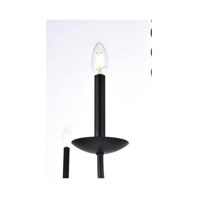 Elegant Lighting Cohen 30 inch pendant in black