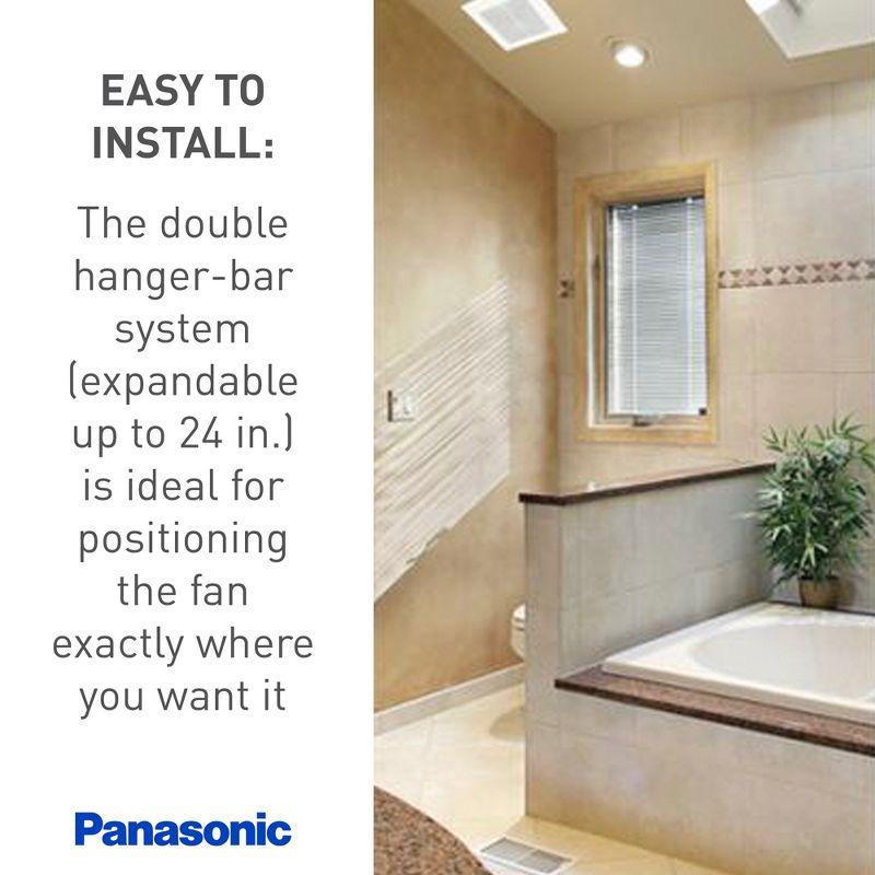Panasonic WhisperCeiling Bathroom Exhaust Fan, 290 CFM, FV-30VQ3
