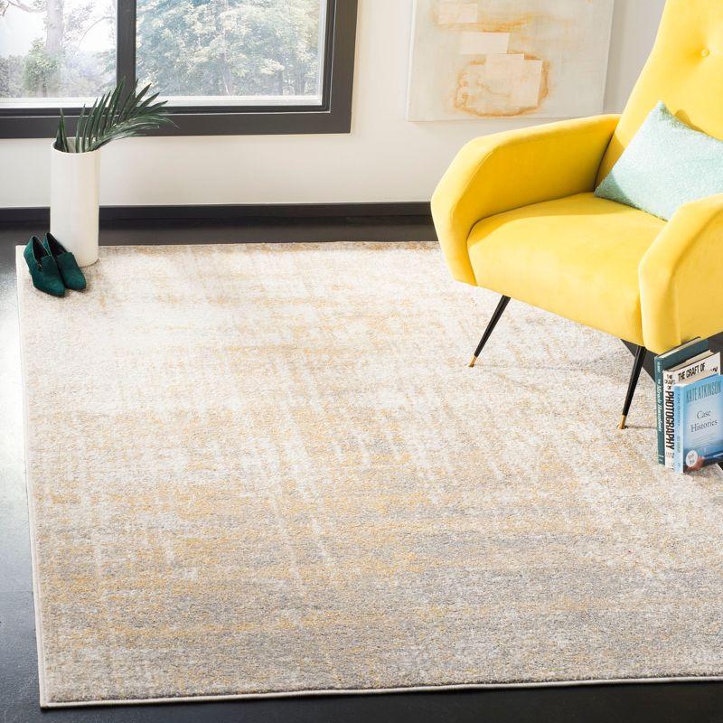 Adirondack ADR207 Machine Made Indoor Accent Rug - Creme/Gold - 3'x5' - Safavieh