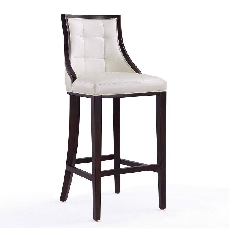 Set of 3 Fifth Avenue 31.5" Beech Wood Barstools with Footrest - Manhattan Comfort