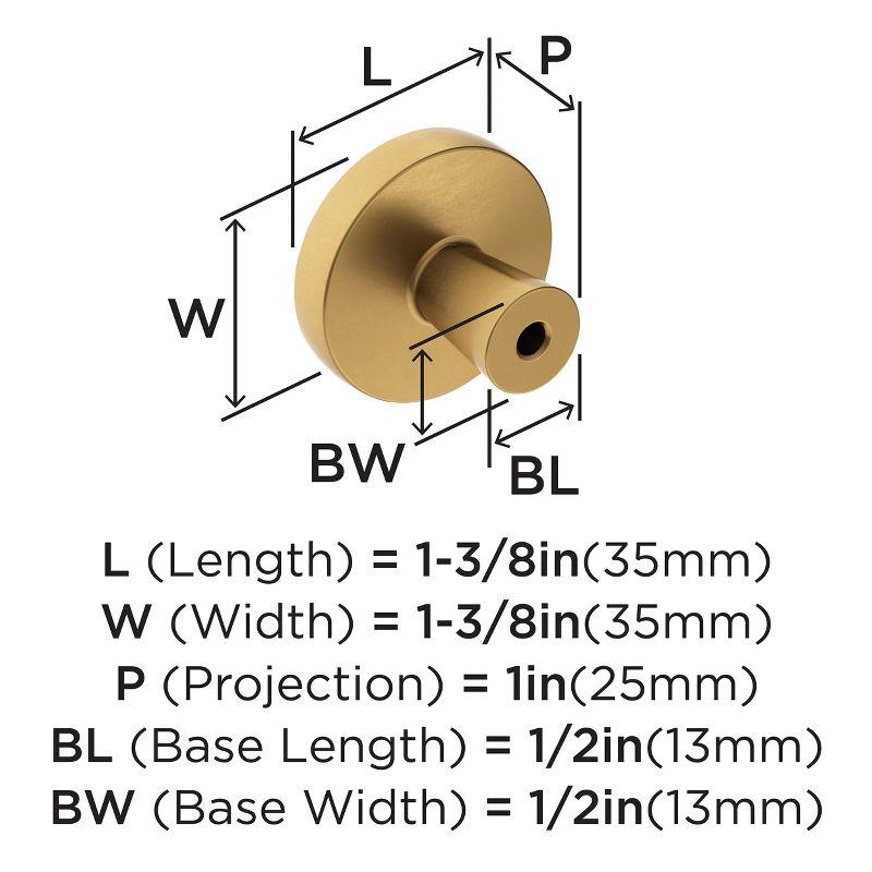 Mergence 1 3/8" Diameter Round Knob