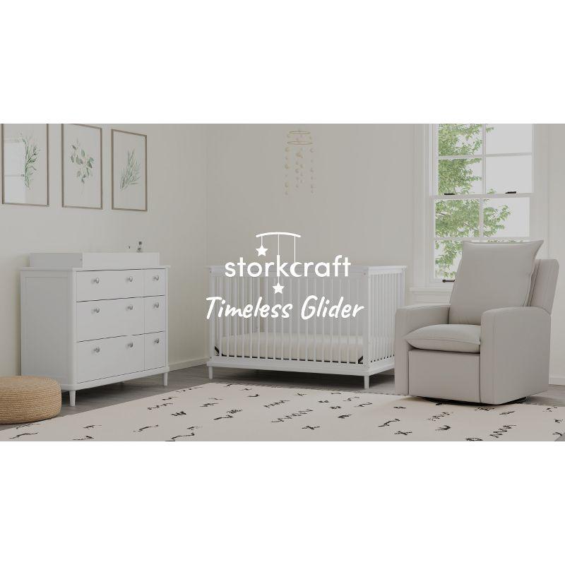 Storkcraft Timeless Recline Glider with USB