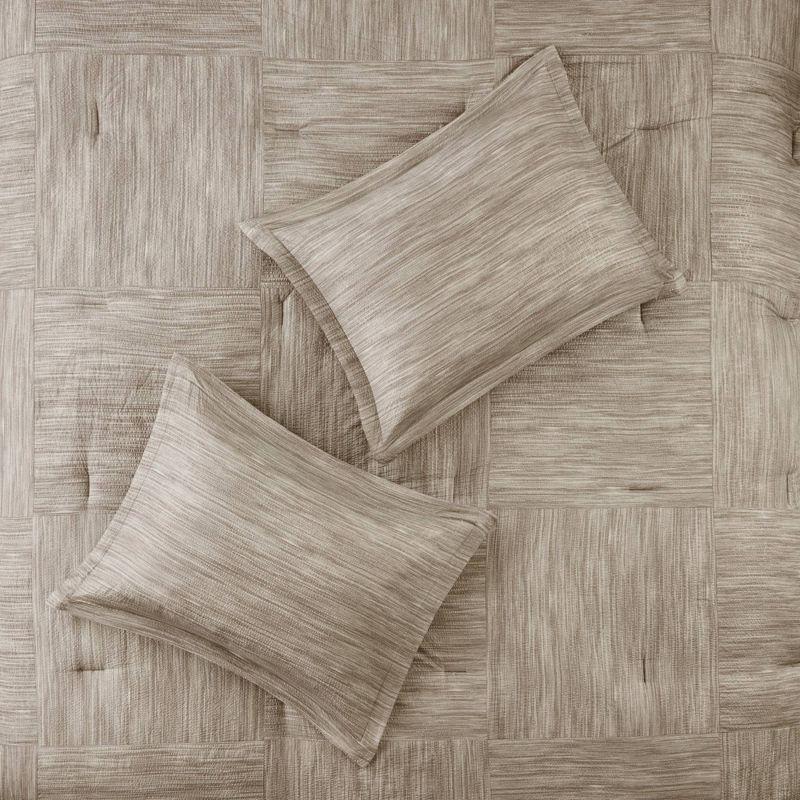 Madison Park Walter 7 Piece Printed Weave Seersucker Comforter Set
