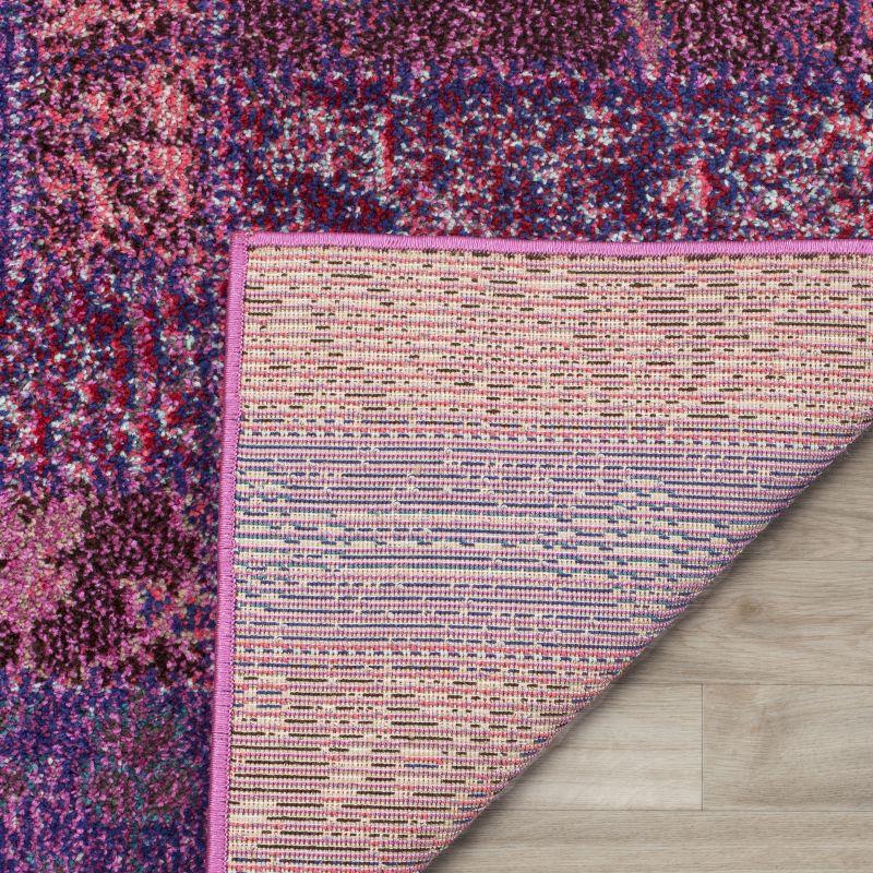 Monaco MNC214 Power Loomed Indoor Area Rug - Purple/Multi - 9'x12' - Safavieh