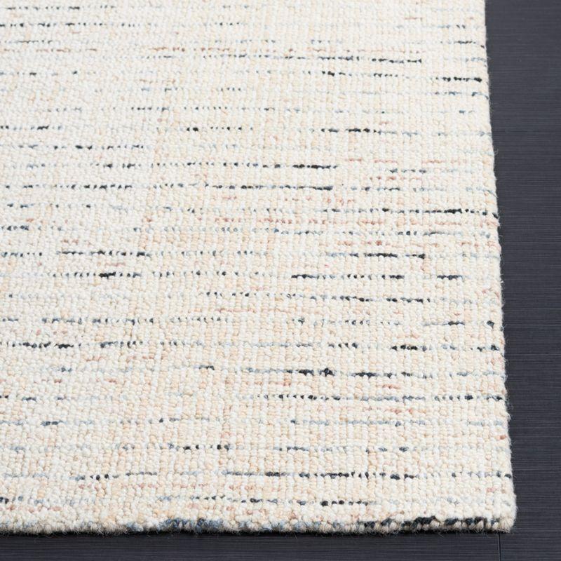 Abstract ABT468 Handmade Indoor Area Rug - Ivory/Blue - 4'x6' - Safavieh