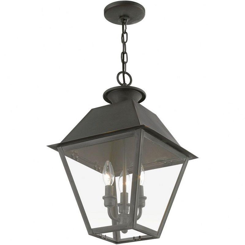 Livex Lighting Wentworth 3 - Light Pendant in  Charcoal
