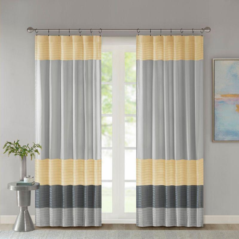 Amherst Polyoni Pintuck Curtain Panel