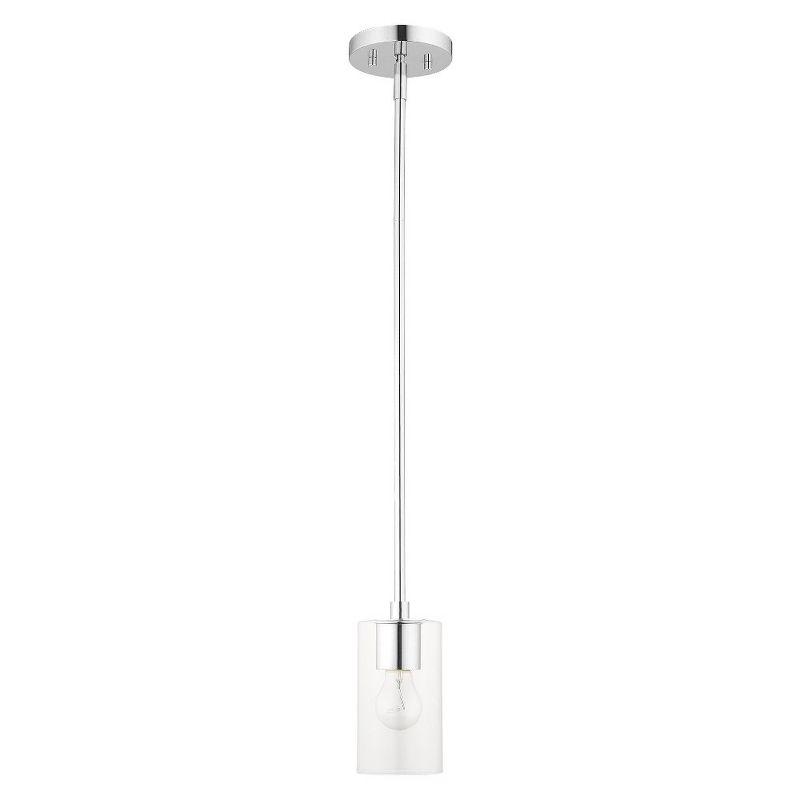 Livex Lighting Zurich 1 - Light Pendant in  Polished Chrome