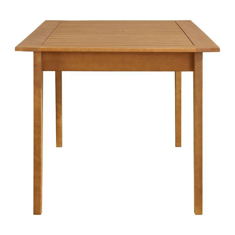 Alaterre Furniture Barton Eucalyptus Wood Rectangle Outdoor Dining Table