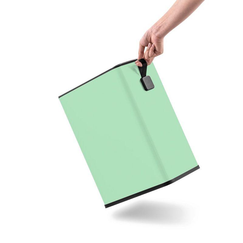 Wayfair Basics® 2.6 Gallon Stainless Steel Rectangular Step On Bathroom Trash Can