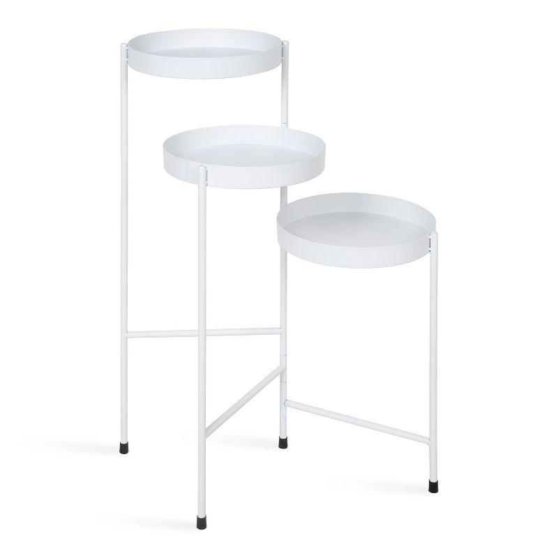 Kate and Laurel - Finn Metal Tri-Level Plant Stand