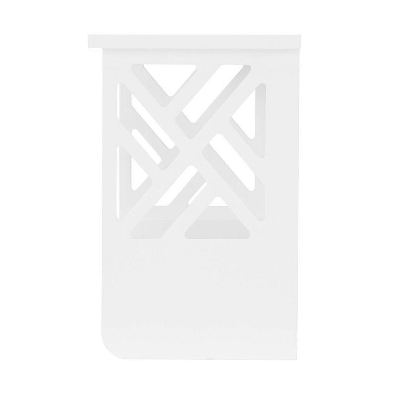 Coventry Bath Shelf with Two Towel Rods White - Alaterre Furniture