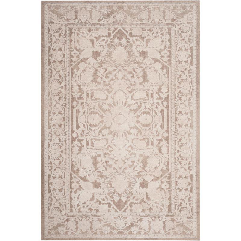 Reflection RFT665 Power Loomed Indoor Area Rug - 5'x5' - Beige/Cream - Safavieh