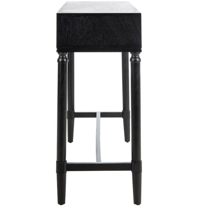 Aliyah 2 Drawer Console Table - Black - Safavieh