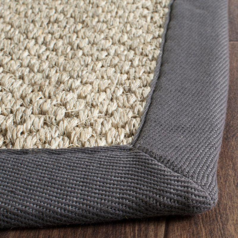 Natural Fiber NF443 Power Loomed Runner Rug - Marble/Grey - 2'x12' - Safavieh.