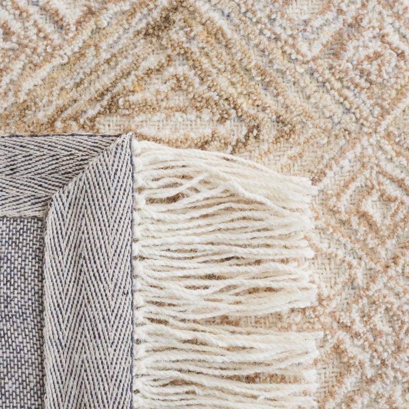 Ikat IKT803 Hand Tufted Area Rug - Ivory/Sage - 8'x10' - Safavieh.