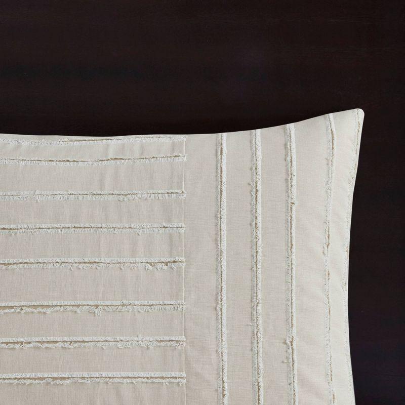 Madison Park Signature Madison Park Signature Essence Oversized Cotton Clipped Jacquard Comforter Set