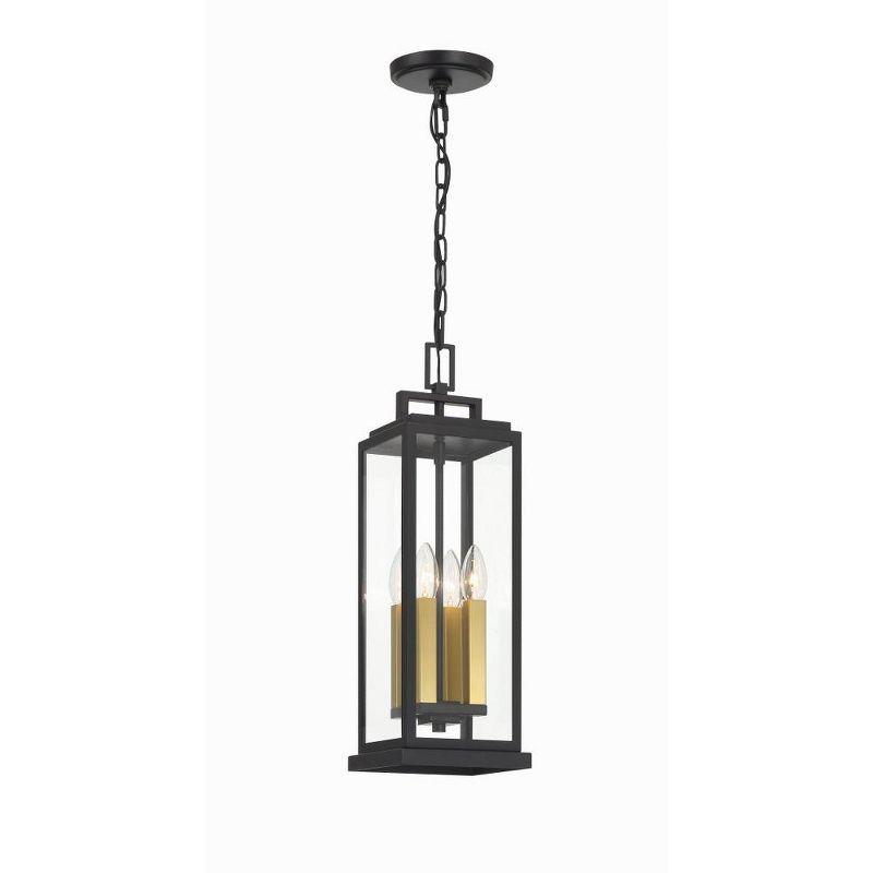 Crystorama Lighting Aspen 4 - Light Pendant in  Matte Black