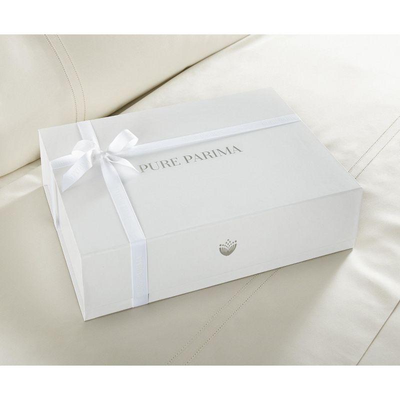 Ivory Queen Egyptian Cotton Sateen Sheet Set