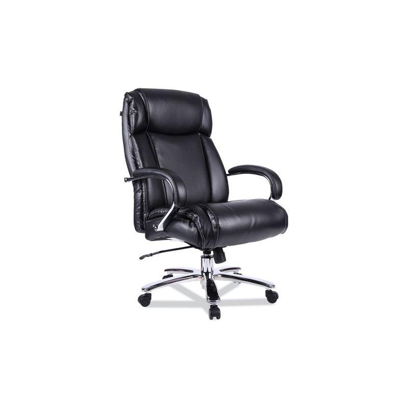 Maxxis Series Black Leather Executive Chair with Chrome Base