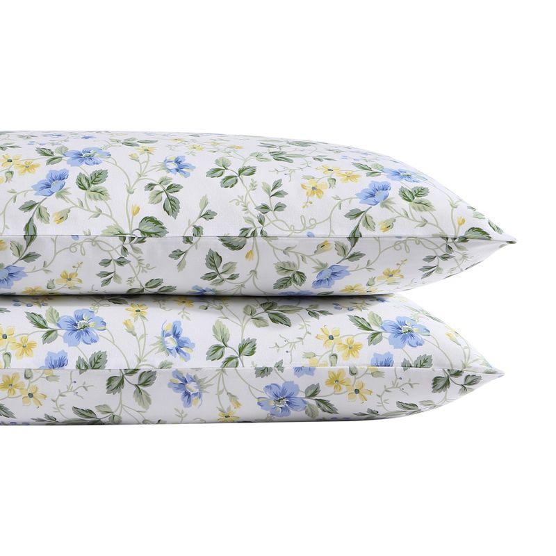 Laura Ashley Printed Cotton Sateen Pillowcase Set