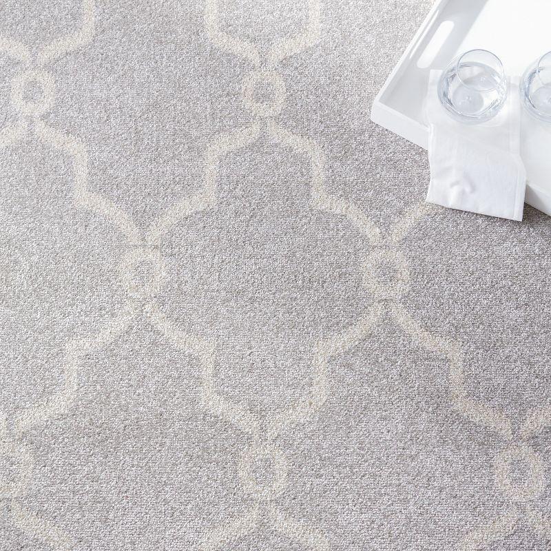 Amherst AMT414 Power Loomed Indoor Runner Rug - Light Grey/Ivory - 2'3"x11' - Safavieh