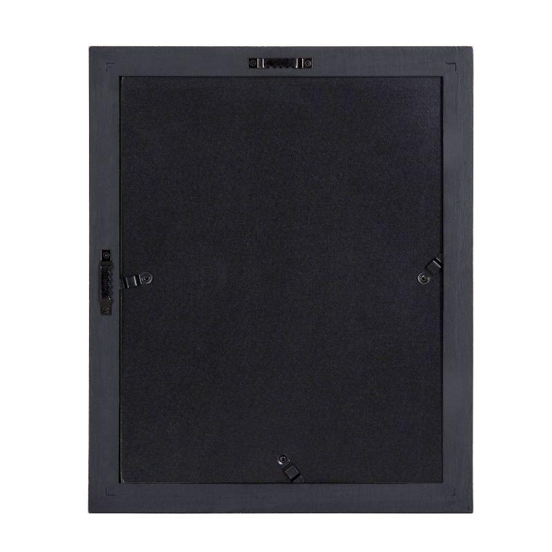 6pc Bordeaux Frame Box Set Black - Kate & Laurel All Things Decor: Wall Display, Sawtooth Hanger, Wood Material