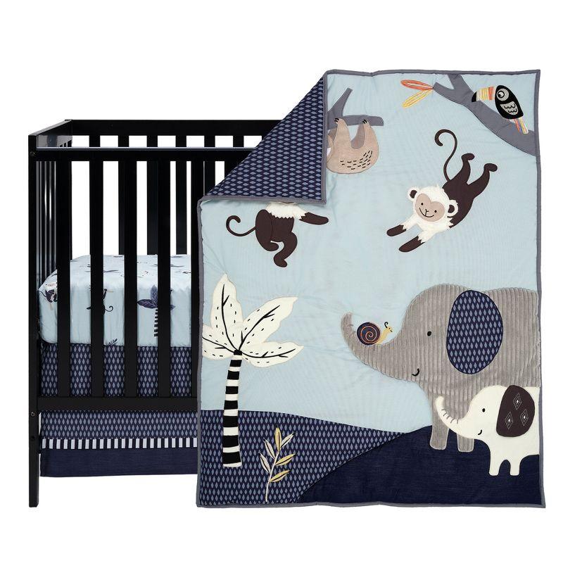 Lambs & Ivy Jungle Party 3 - Piece Crib Bedding Set