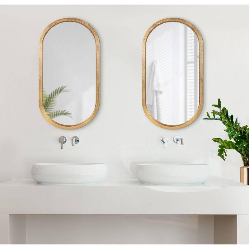 Travis Oval Wall Mirror - Kate & Laurel All Things Decor