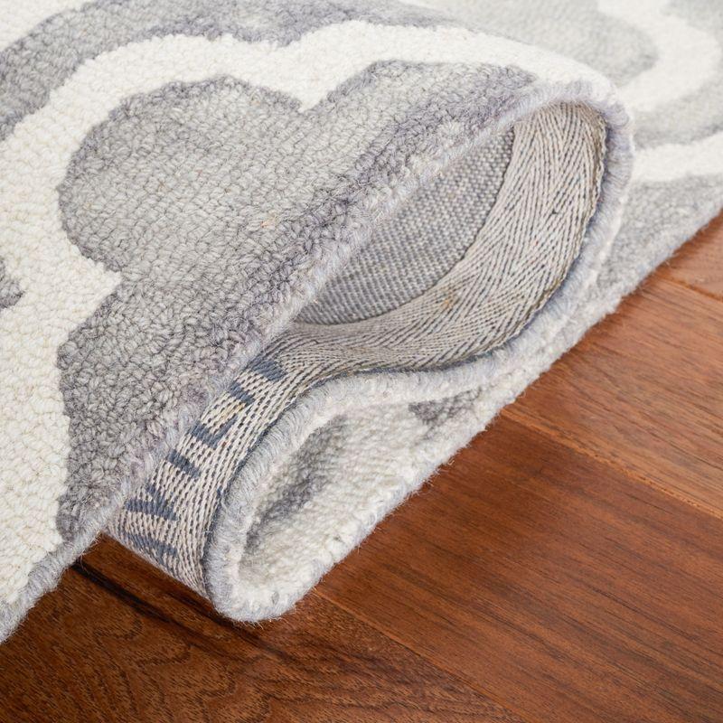 Dip Dye DDY537 Hand Tufted Accent Rug - Grey/Ivory - 2'x3' - Safavieh.