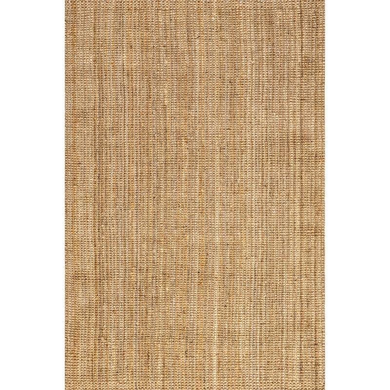 Nuloom Ashli Solid Farmhouse Jute Indoor Area Rug