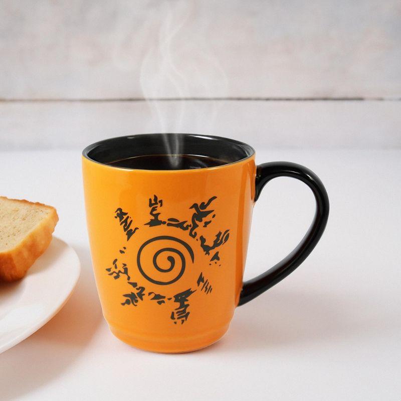 Just Funky Naruto Shippuden Naruto Uzumaki  16oz Ceramic Coffee Mug and Coaster Set