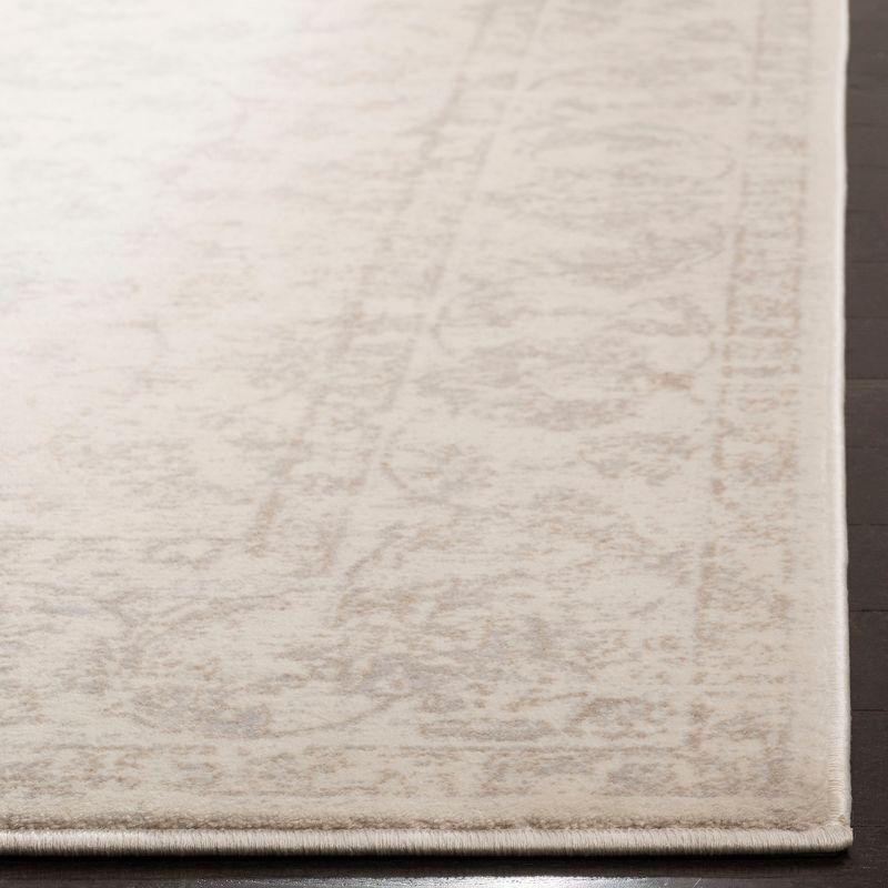 Carnegie CNG621 Power Loomed Accent Rug - Cream/Light Grey - 3'x5' - Safavieh.