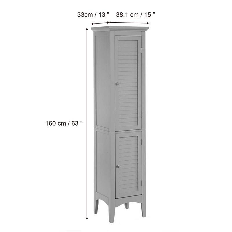 Teamson Home Glancy Freestanding Linen Tower