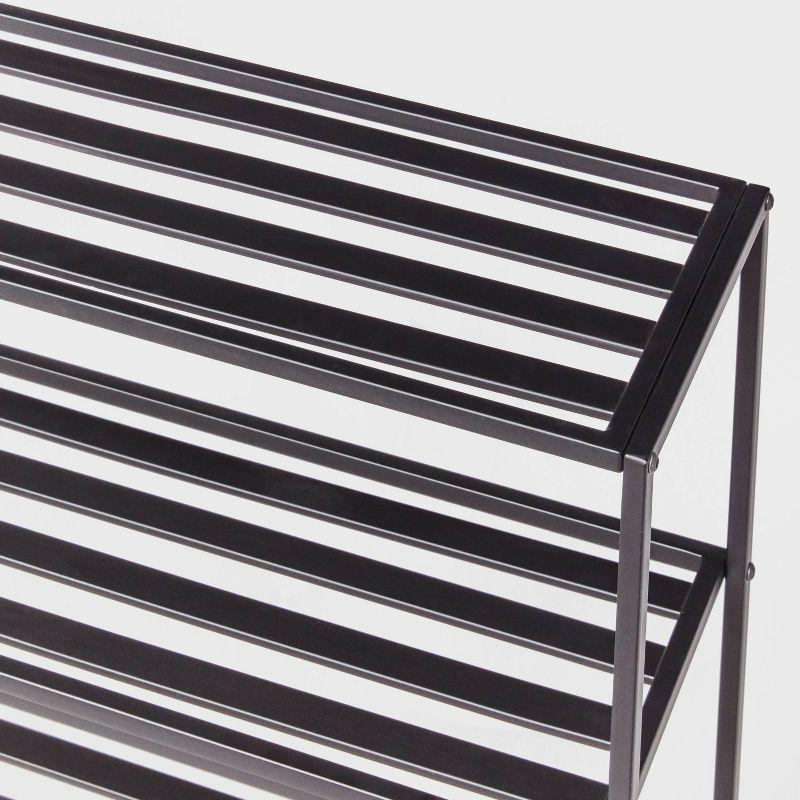 Over The Toilet Storage Black Metal - Brightroom™: 3-Tier Iron Etagere, Space Saver, Easy No-Tool Assembly