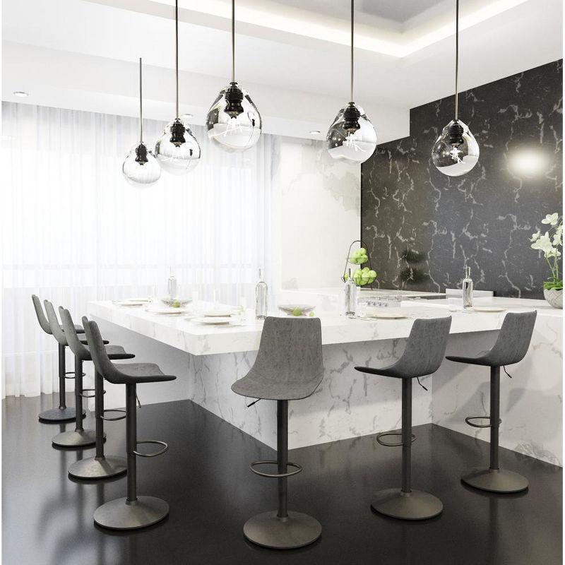 LeisureMod Marlin Patio Sling Chaise Lounge Chair Set of 2 in White Aluminum, Adjustable and Weather-Resistant for Poolside, Garden, Deck, or Balcony