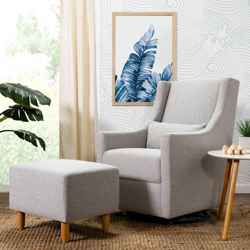 Toco Swivel Glider with Ottoman Set
