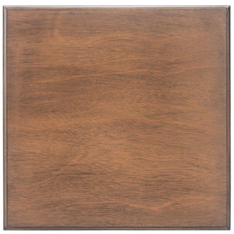 Tinsley Square Accent Table - Brown - Safavieh.