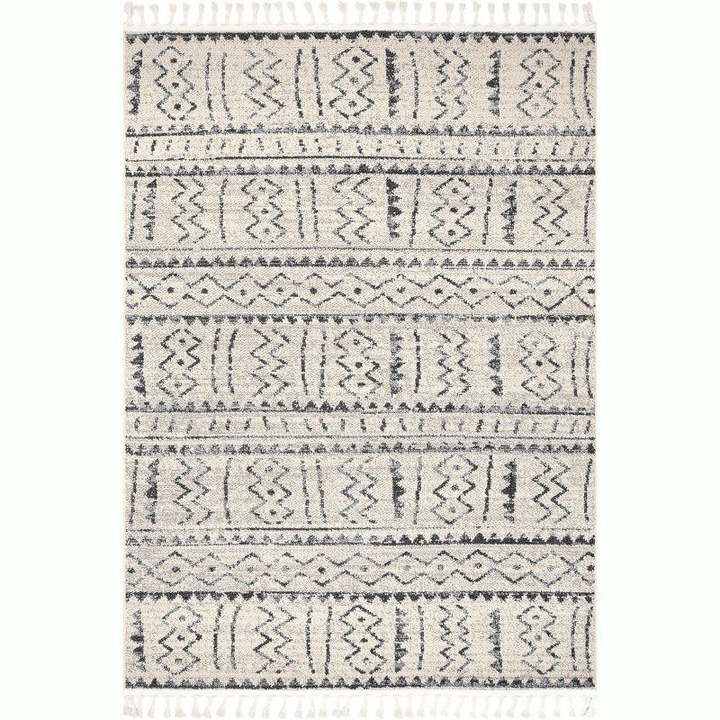 Nuloom Akua Bands Tassel Indoor Area Rug