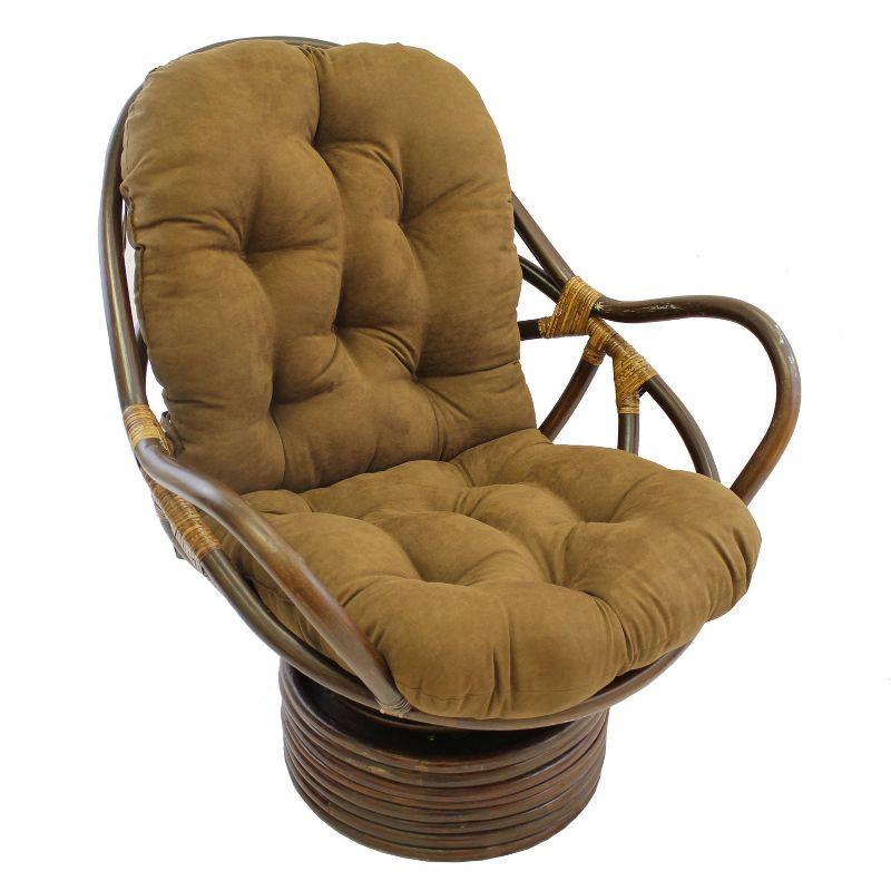 Upholstered Swivel Armchair