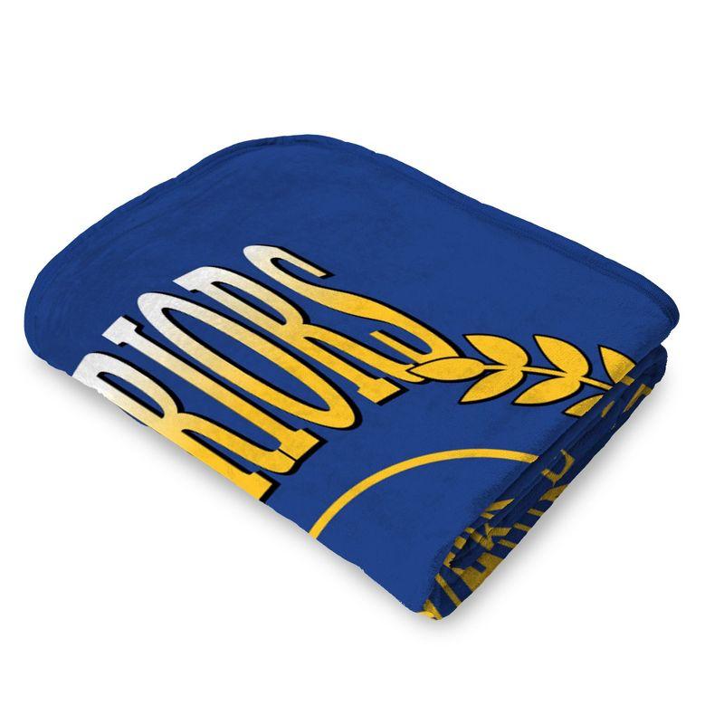 Golden State Warriors  NBA Plateau Silk Touch Throw Blanket 46X60 Inches