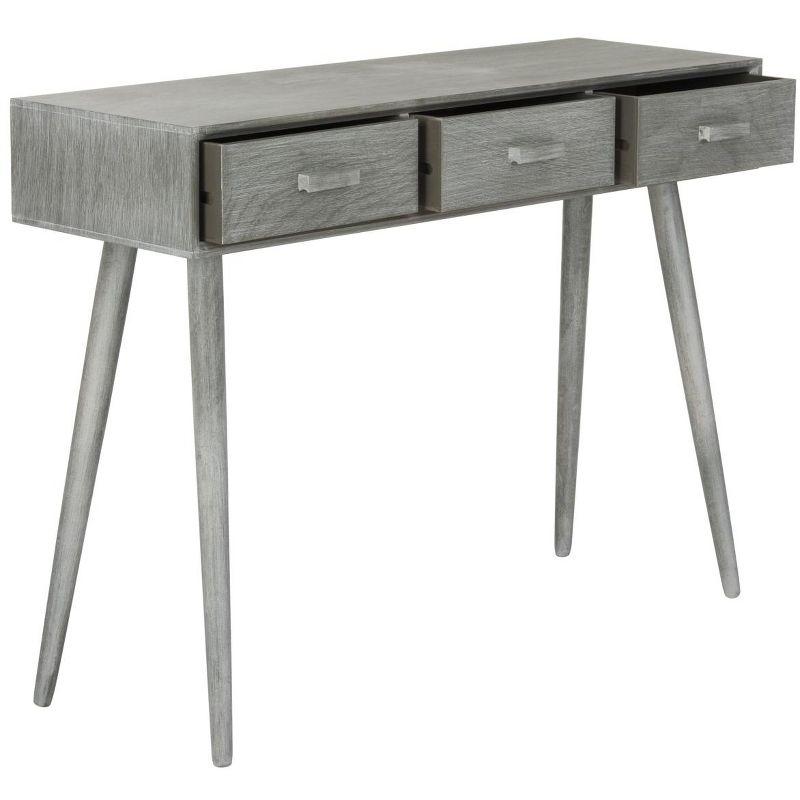 Albus 3 Drawer Console Table - CNS5701C - Gray - Safavieh