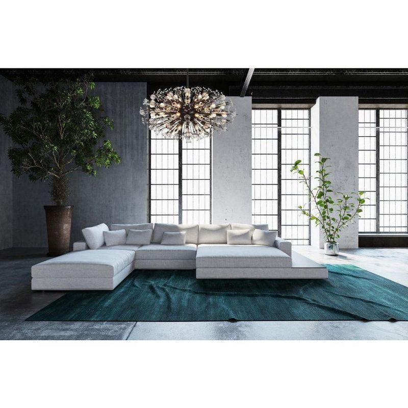 Elegant Lighting Vera 38 - Light Pendant in  Black