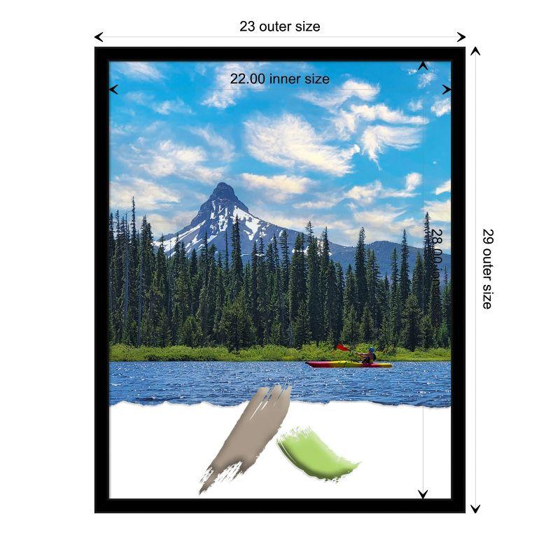 Amanti Art Jet Black Picture Frame