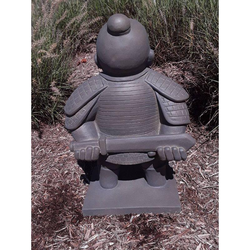 Rosemead Home & Garden 19" Lightweight Concrete Sleeping Warrior Garden Statue: Outdoor Decor, UV Resistant