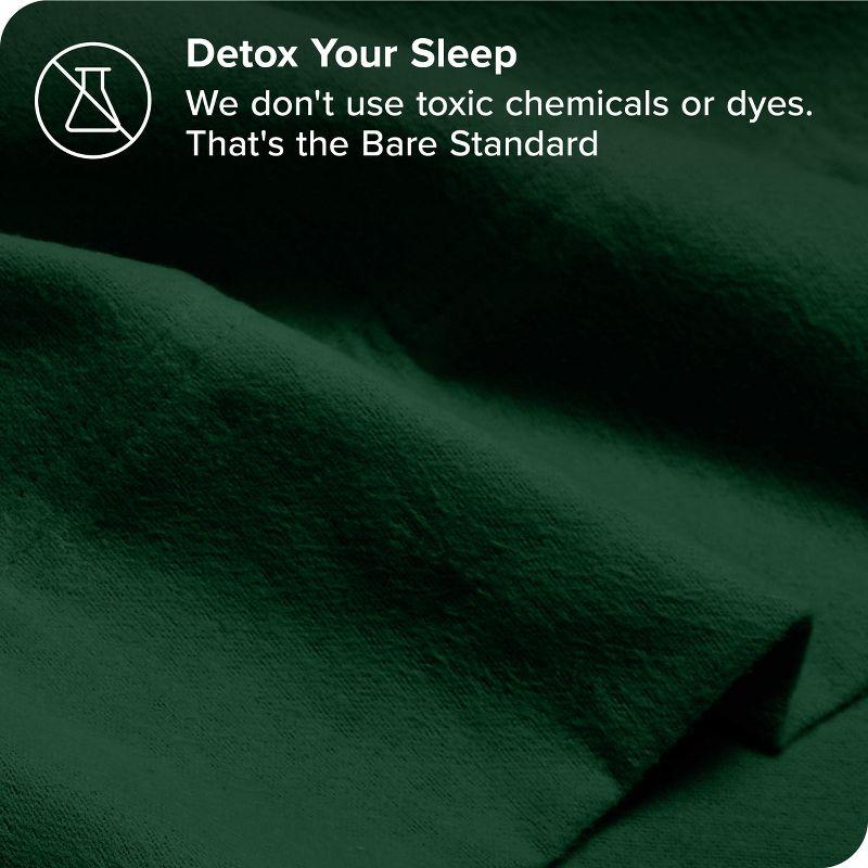 Bare Home Organic 100% Cotton Flannel Sheet Set
