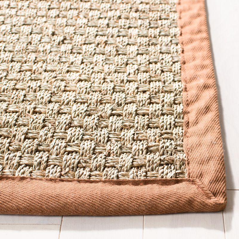 Natural Fiber NF114 Power Loomed Indoor Area Rug - Natural/Brown - 6'x6' - Safavieh